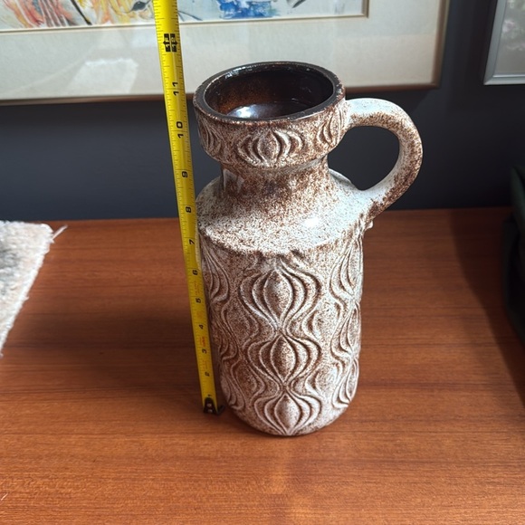 Mid Century Scheurich West German  Vase Onion Amsterdam Oswald Kleudgen 485-26 - Picture 6 of 7